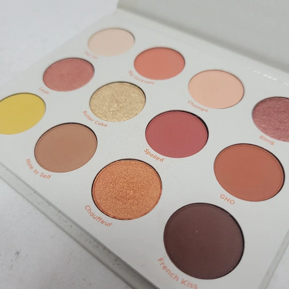 NEW No Box Colourpop Yes Please Pressed Powder Eyeshadow Palette 12 Shades